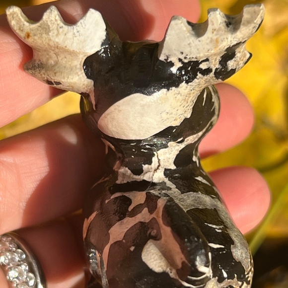 Picture (1) Jasper moose carving | crystal - Picture 8 of 14